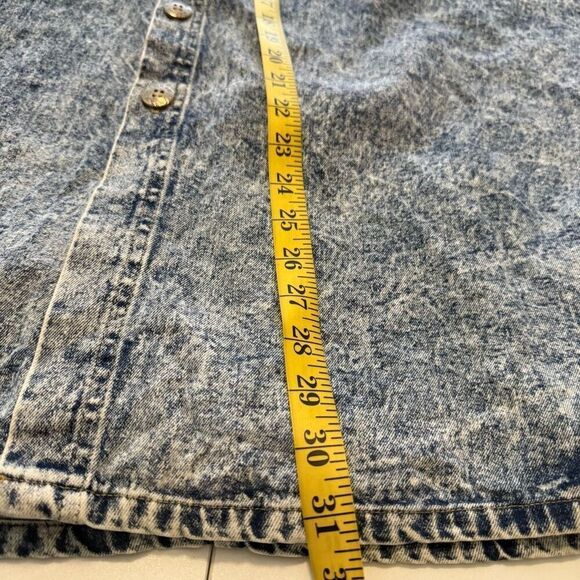 Vintage Cherokee Acid Wash Midi Jean Skirt Sz 6 80’s, 90’s - Picture 11 of 11